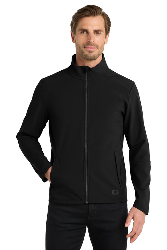 OGIO Commuter Full-Zip Soft Shell in Blacktop, style OG755