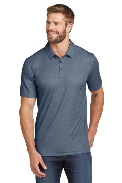 TravisMathew Oceanside Heather Polo in Blue Nights Heather, style TM1MU412