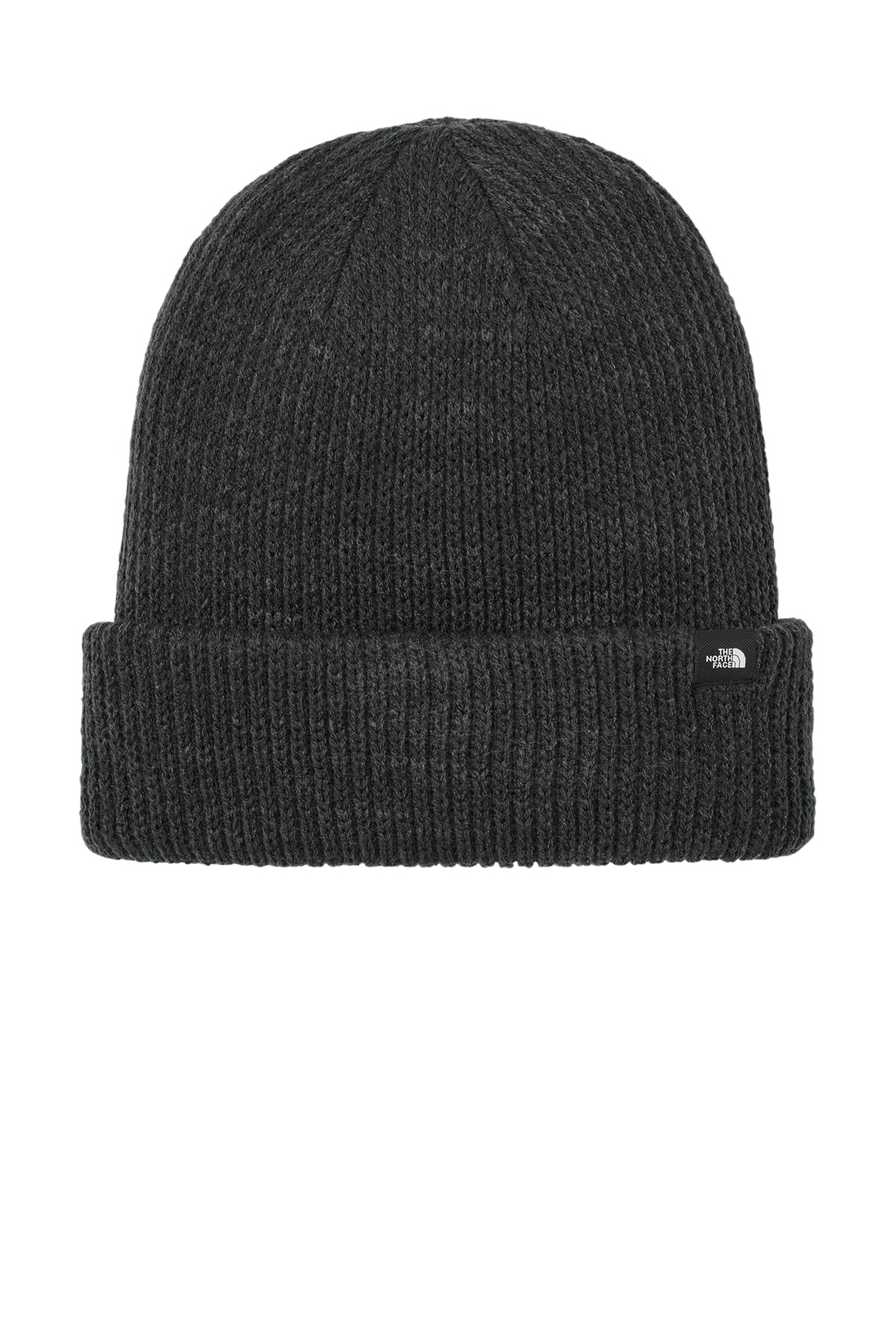 The North Face Truckstop Beanie in TNF Black Heather, style NF0A5FXY