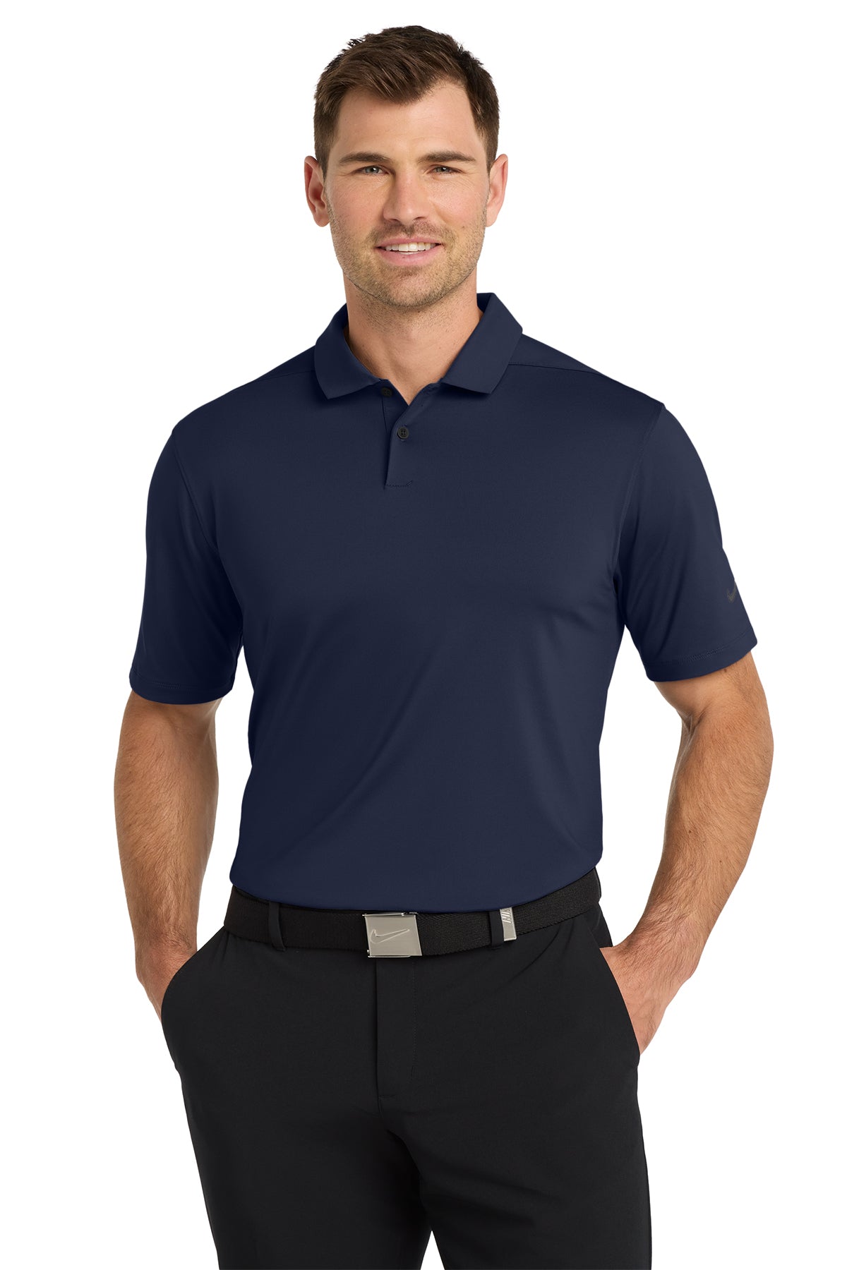 Nike Dri-FIT Vapor Polo in Midnight Navy, style NKDC2108