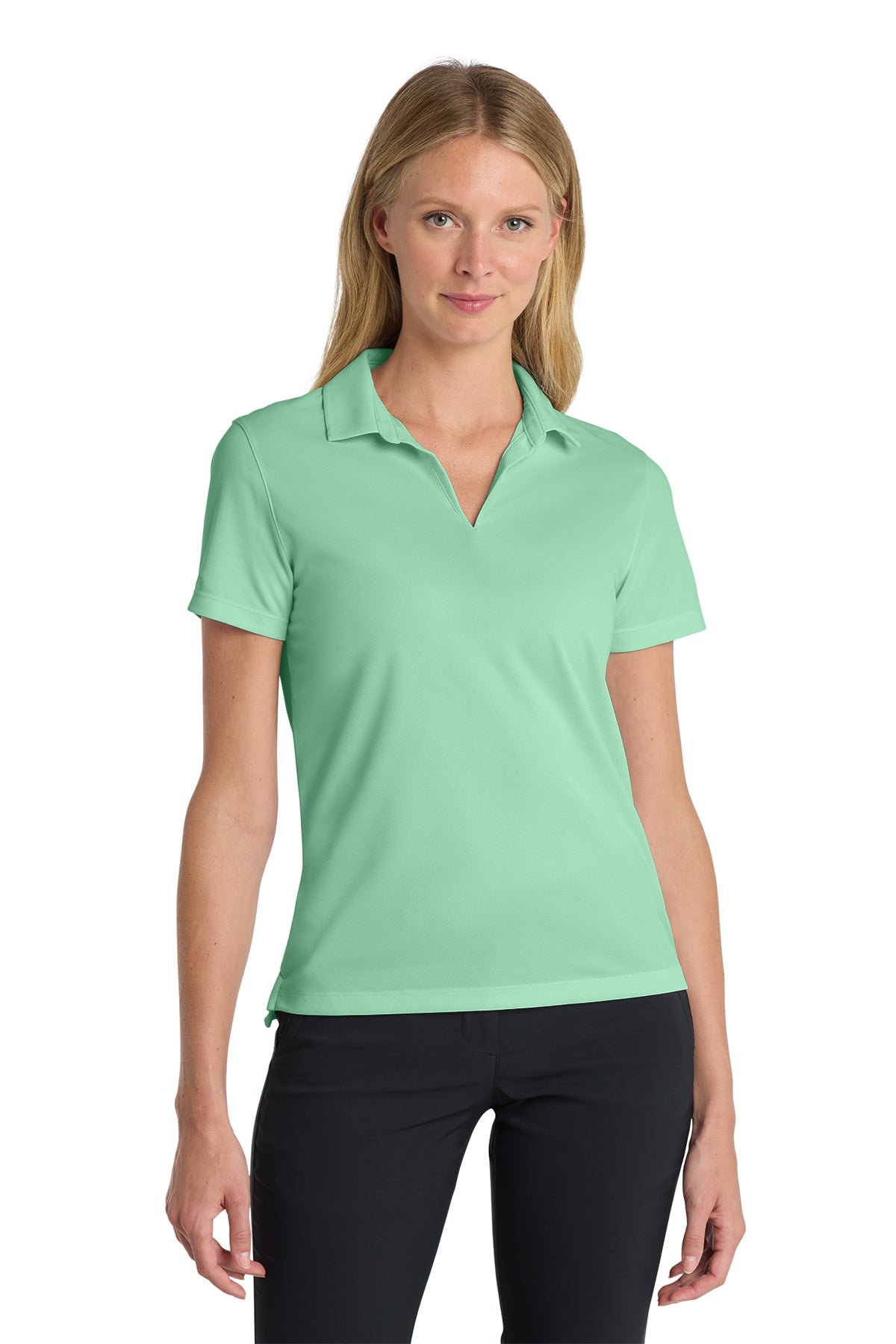 Nike Women's Dri-FIT Micro Pique 2.0 Polo in Mint, style NKDC1991