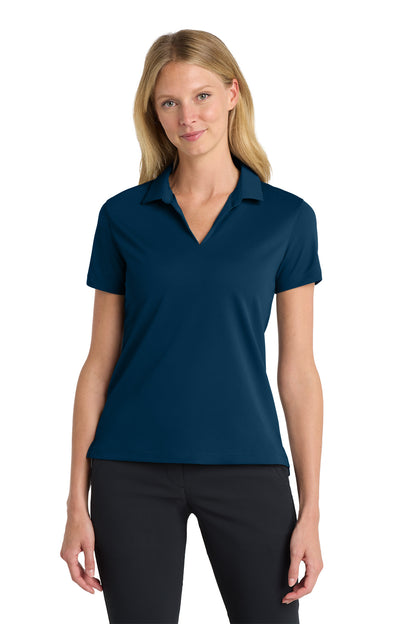 Nike Women's Dri-FIT Micro Pique 2.0 Polo in Navy, style NKDC1991