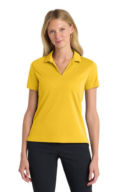 Nike Women's Dri-FIT Micro Pique 2.0 Polo in Varsity Maize, style NKDC1991