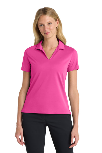 Nike Women's Dri-FIT Micro Pique 2.0 Polo in Vivid Pink, style NKDC1991