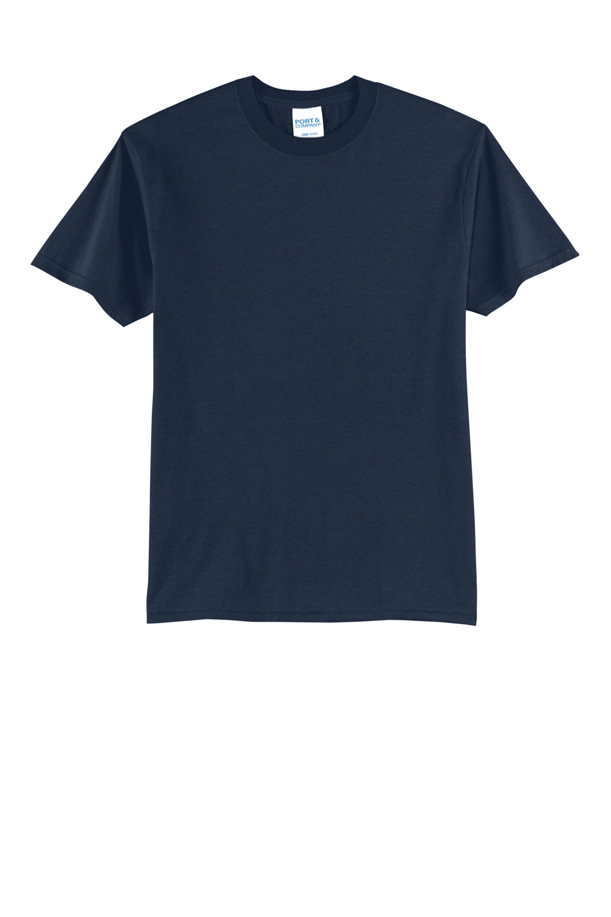 Port & Company Core Blend Tee PC55 in True Navy