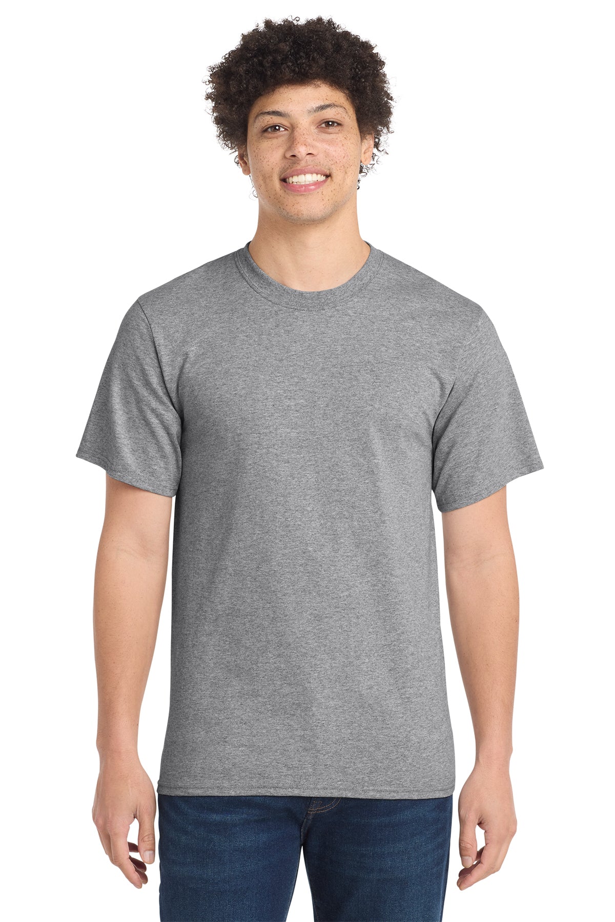 Port & Company Essential Tee PC61 in Athletic Heather