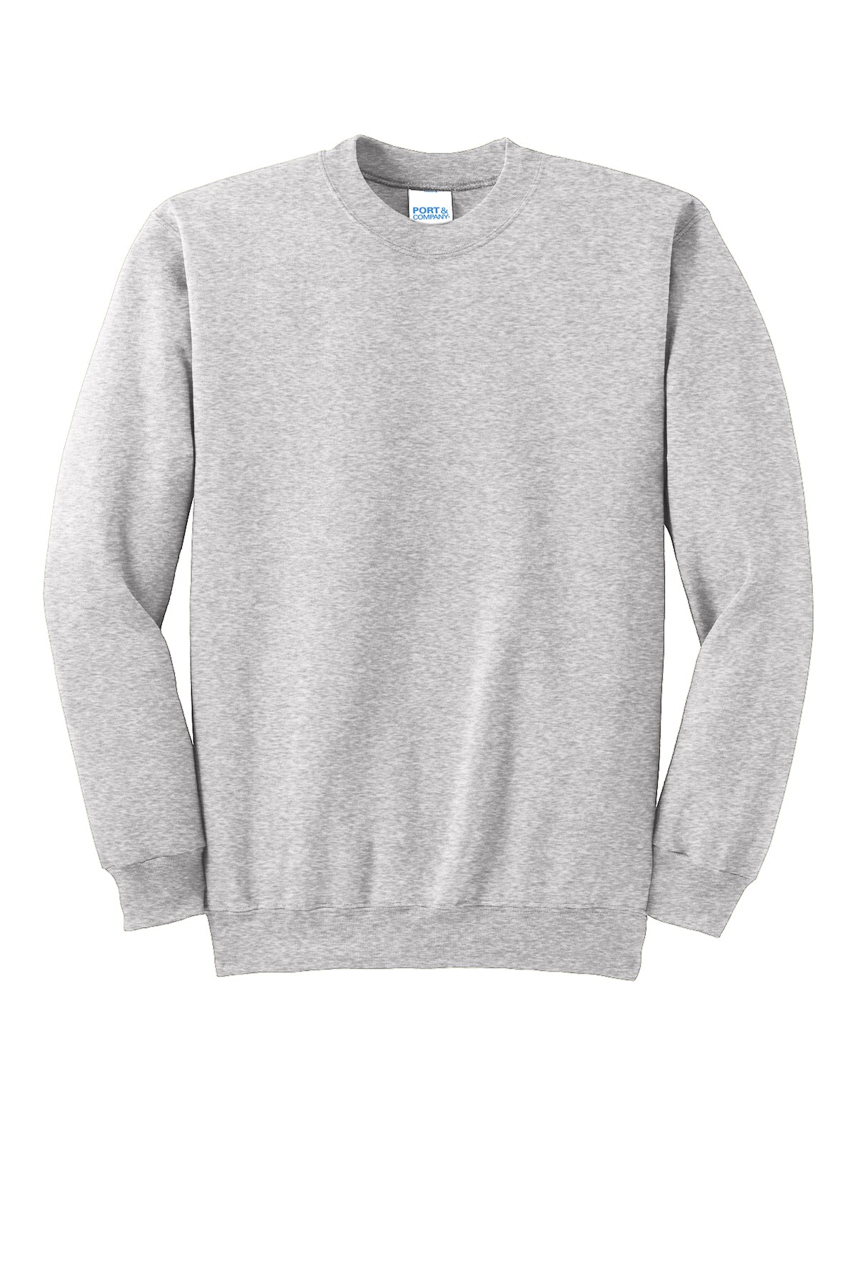 Port & Company Essential Fleece Crewneck Sweatshirt PC90 in Ash