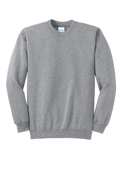 Port & Company Essential Fleece Crewneck Sweatshirt PC90 in Athletic Heather