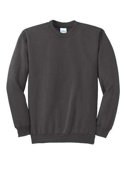 Port & Company Essential Fleece Crewneck Sweatshirt PC90 in Charcoal