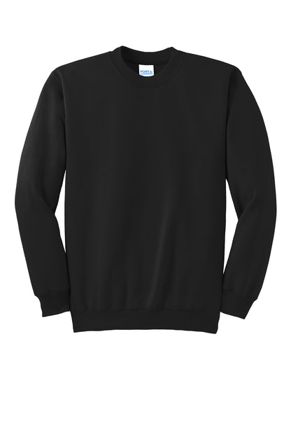 Port & Company Essential Fleece Crewneck Sweatshirt PC90 in Jet Black