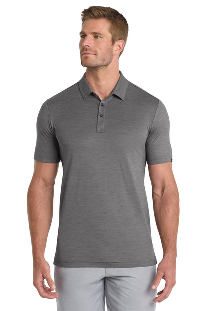 TravisMathew Auckland Slub Polo in Dark Grey, style TM1MW451