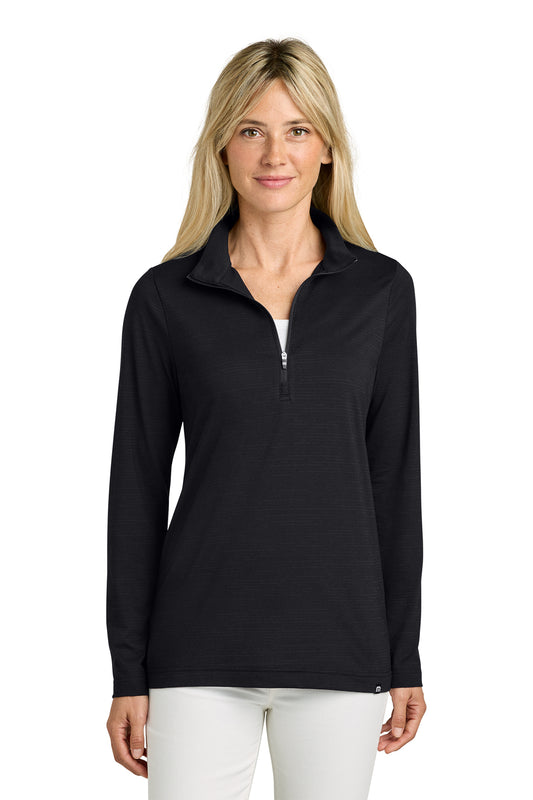 TravisMathew Women's Crestview 1/4-Zip in Black, style TM1WW003