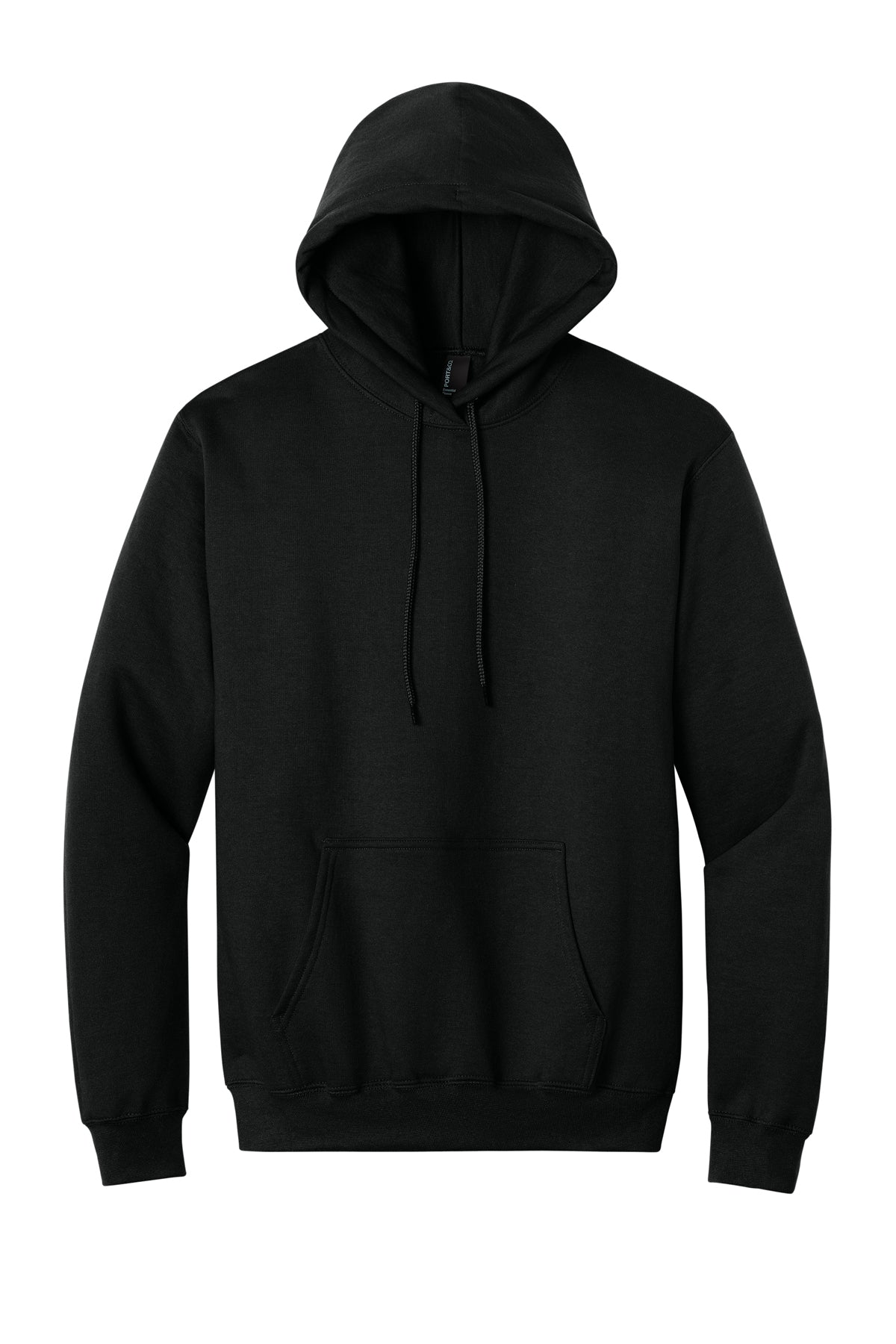 Port & Company Essential Fleece Pullover Hooded Sweatshirt PC90H in Jet Black