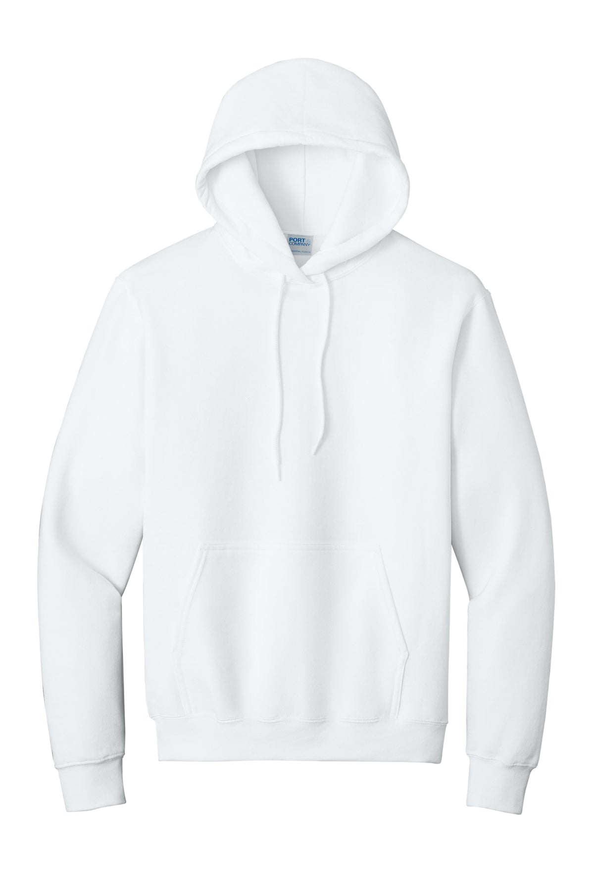 Port & Company Essential Fleece Pullover Hooded Sweatshirt PC90H in White