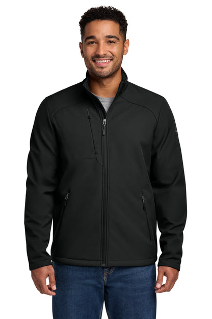 Eddie Bauer Stretch Soft Shell Jacket in Deep Black, style EB544
