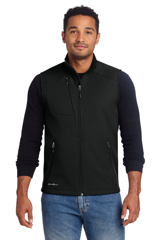 Eddie Bauer Stretch Soft Shell Vest in Deep Black, style EB546