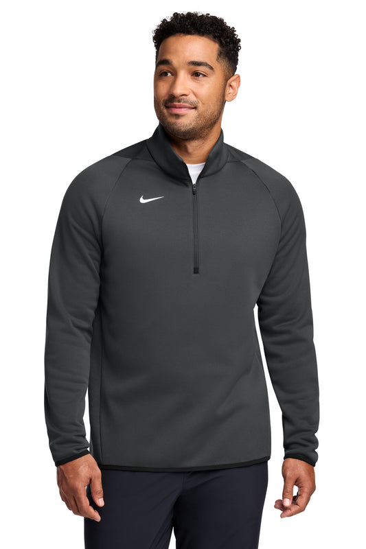 Nike Therma-FIT 1/4-Zip Fleece in Team Anthracite, style CN9492