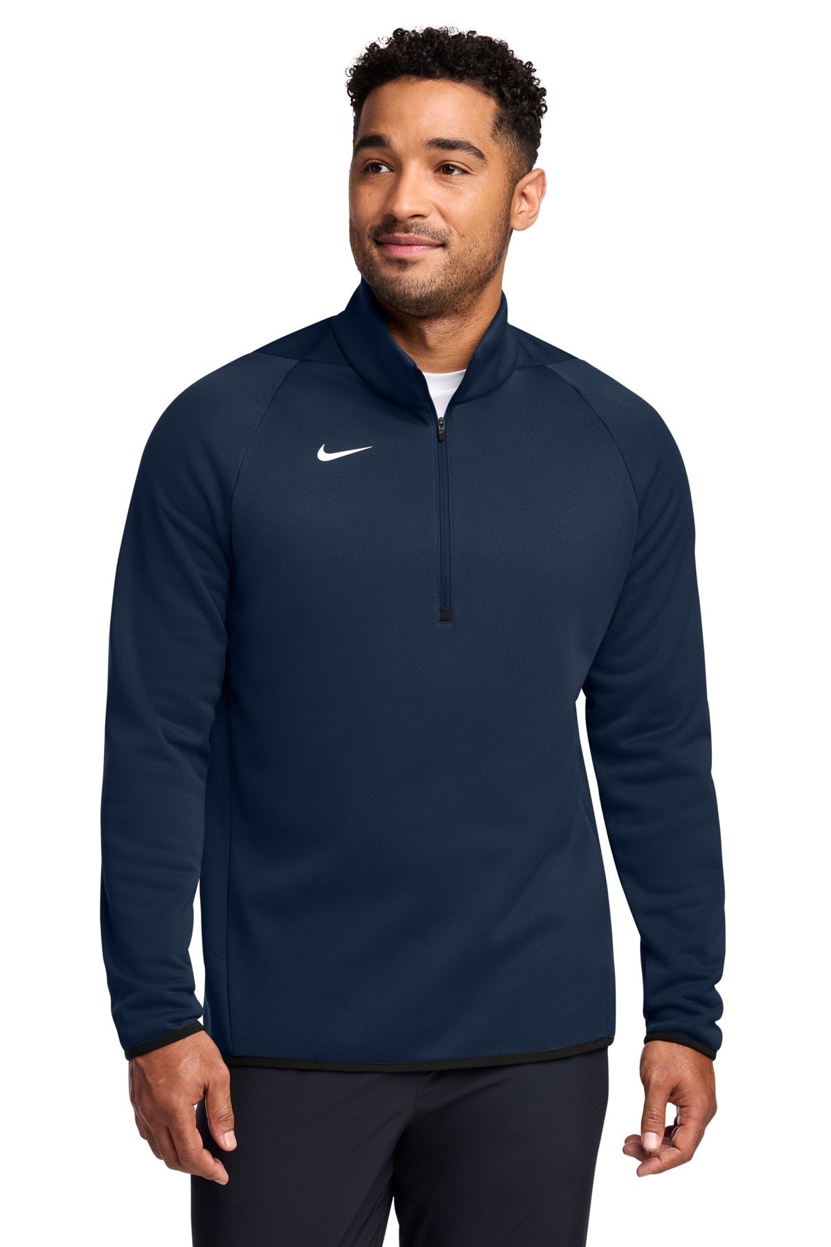 Nike Therma-FIT 1/4-Zip Fleece in Team Navy, style CN9492