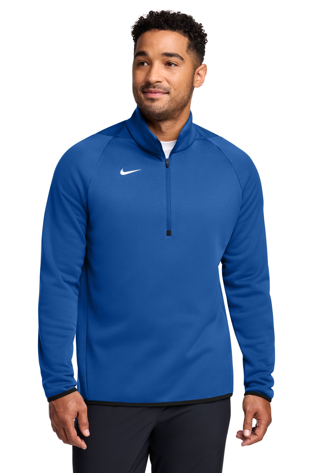 Nike Therma-FIT 1/4-Zip Fleece in Team Royal, style CN9492