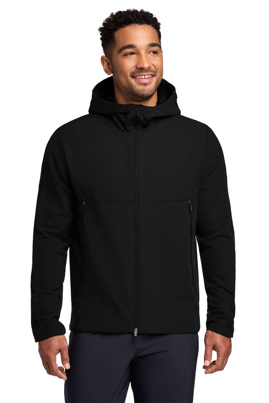 Nike Hooded Soft Shell Jacket in Black, style NKDR1543