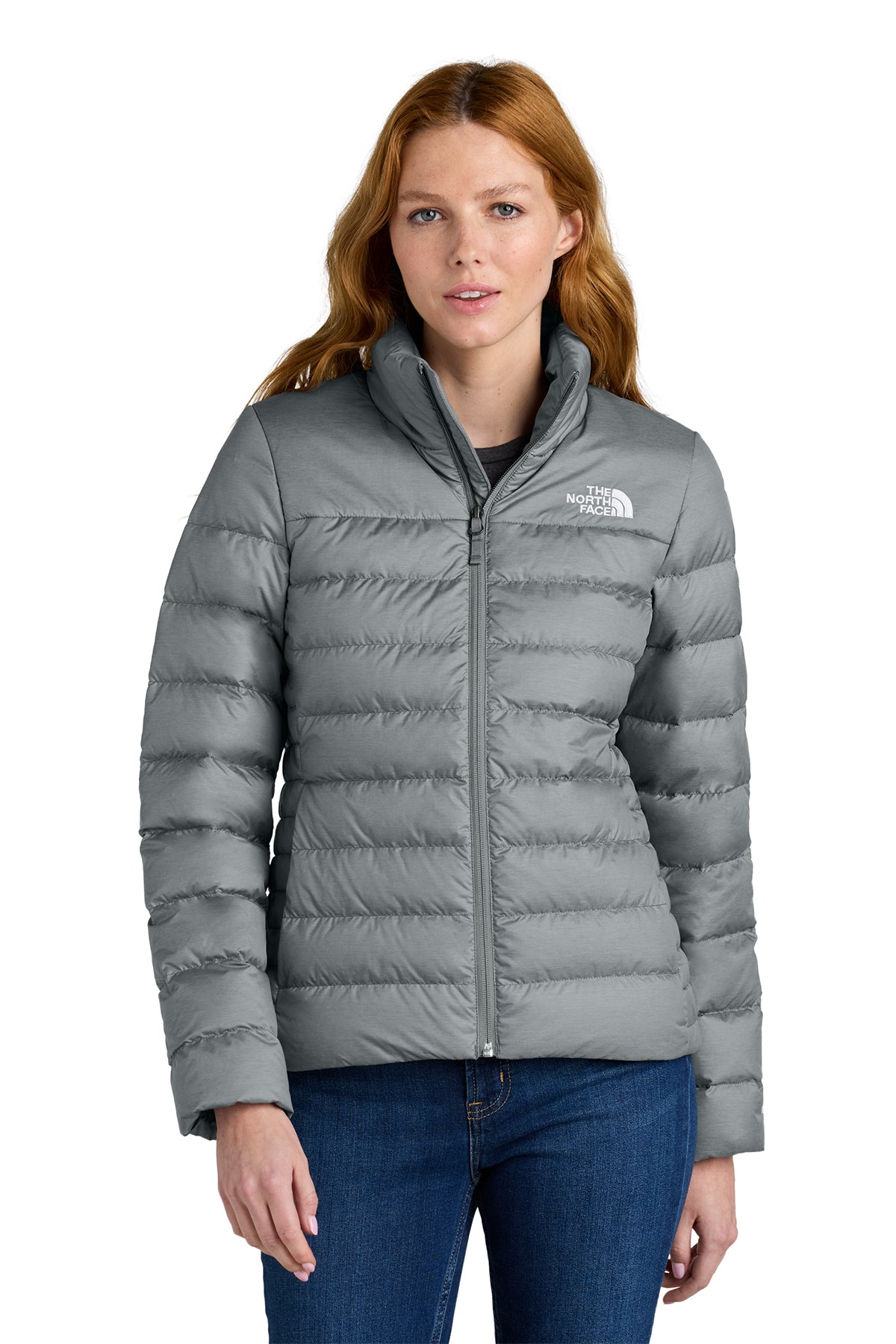 The North Face Women’s Down Hybrid Jacket in TNF Medium Grey Heather, style NF0A7V4G