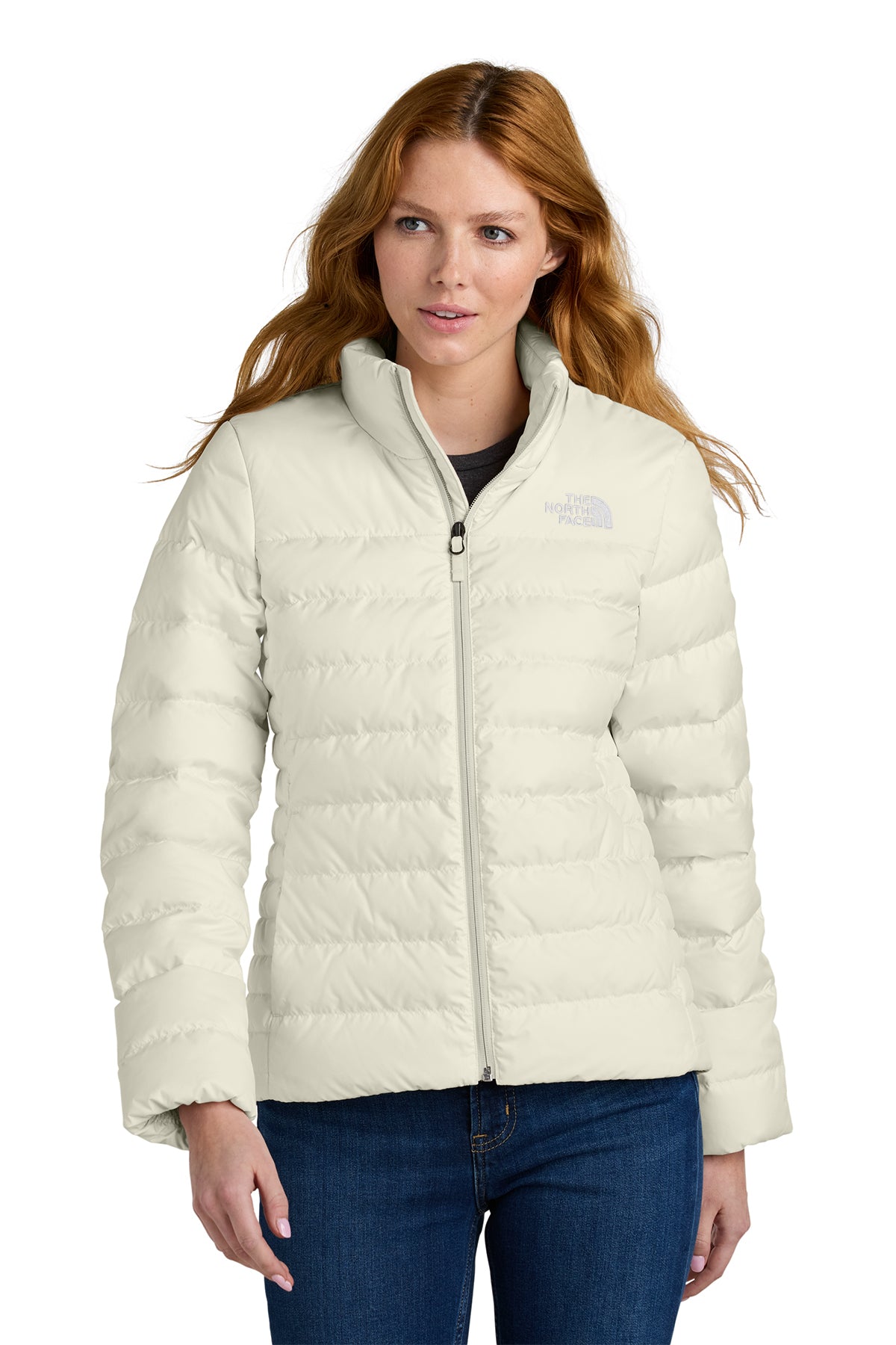 The North Face Women’s Down Hybrid Jacket in Vintage White, style NF0A7V4G