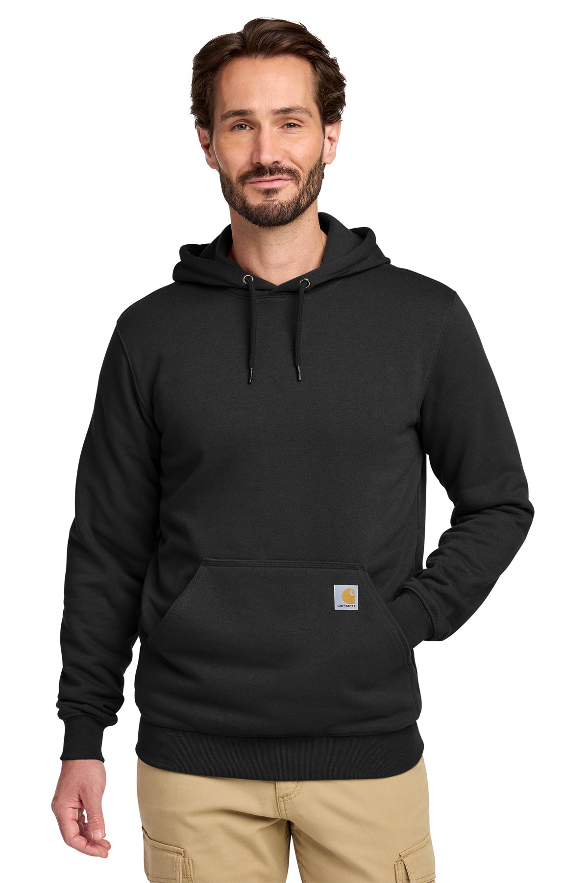 Carhartt® Tall Midweight Hooded Sweatshirt in Black, style CTTK121