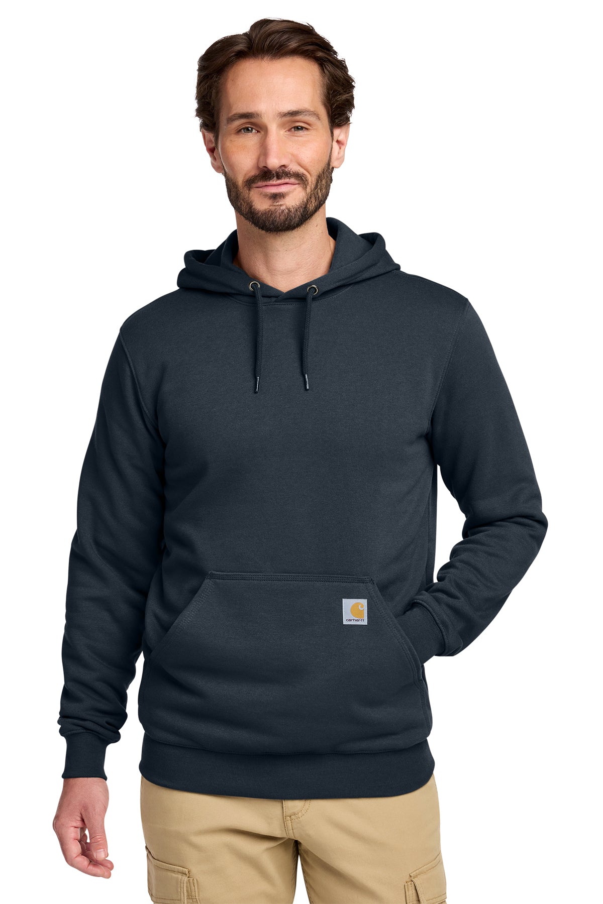 Carhartt® Tall Midweight Hooded Sweatshirt in New Navy, style CTTK121
