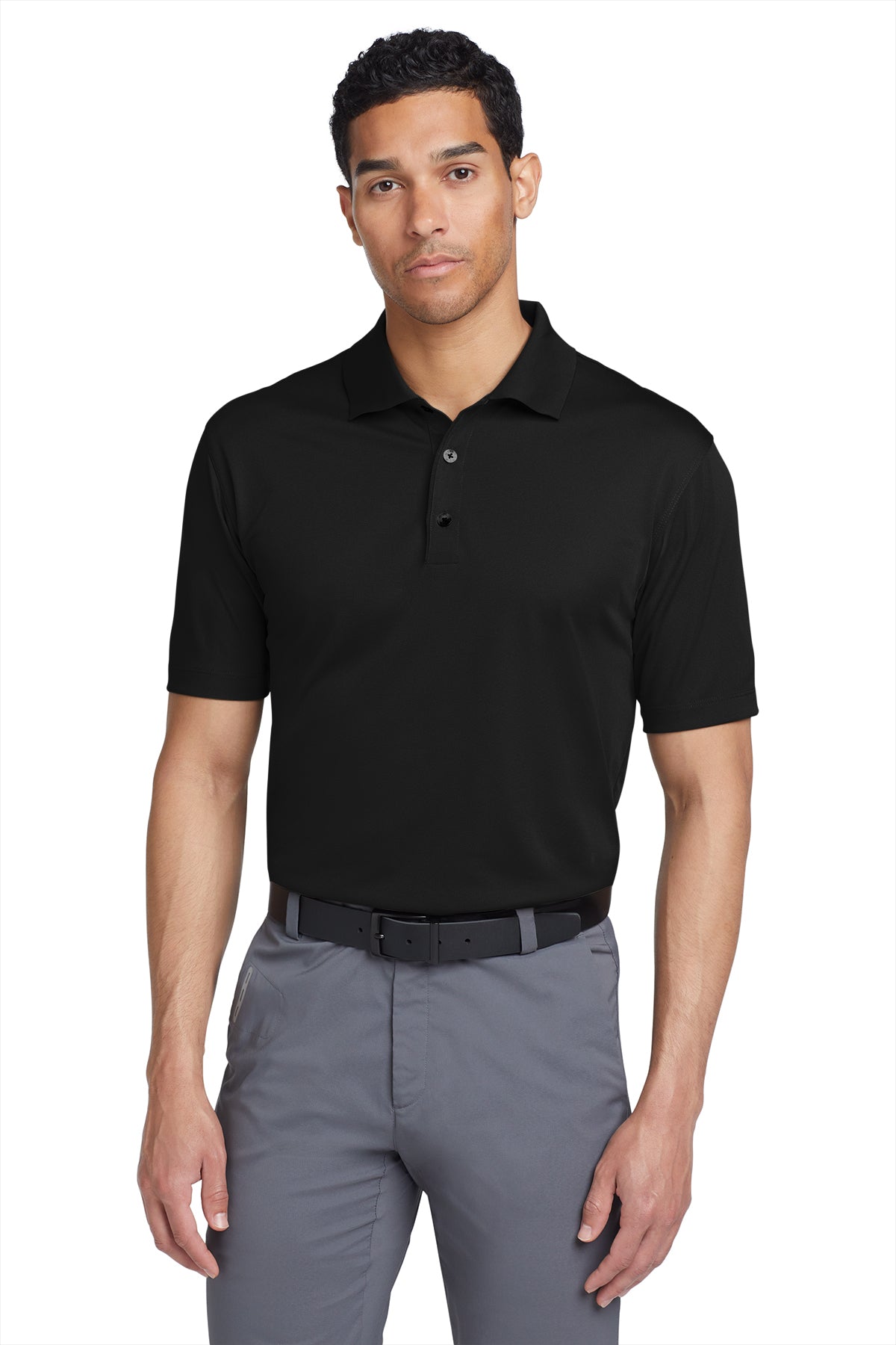 Nike Tech Basic Dri-FIT Polo in Black, style 203690