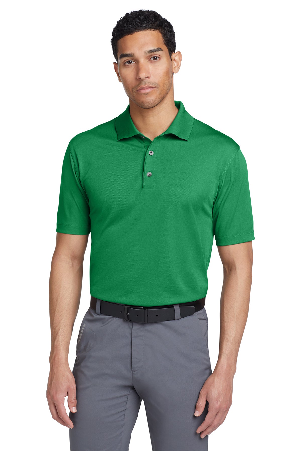Nike Tech Basic Dri-FIT Polo in Lucky Green, style 203690