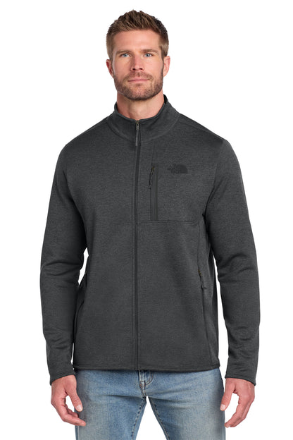 The North Face Skyline Full-Zip Fleece Jacket in TNF Dark Grey Heather, style NF0A7V64