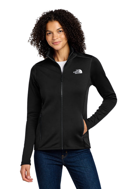 The North Face Women's Skyline Full-Zip Fleece Jacket in TNF Black, style NF0A7V62
