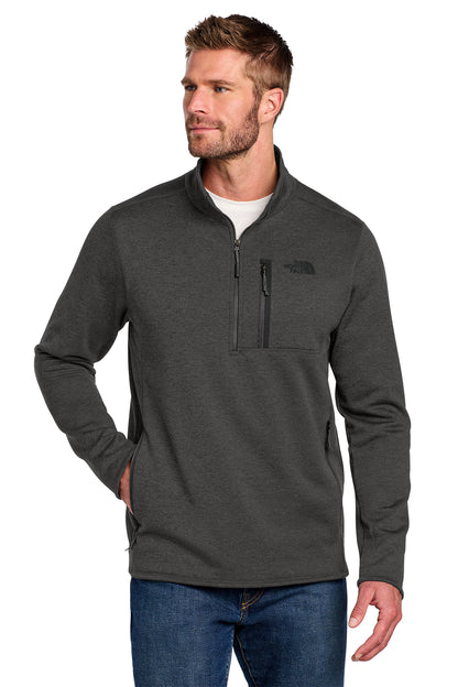 The North Face Skyline 1/2-Zip Fleece in TNF Dark Grey Heather, style NF0A7V63
