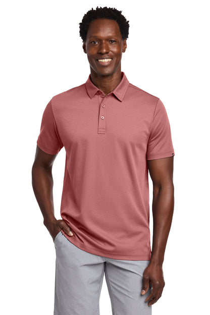 TravisMathew Bayfront Solid Polo in Roan Rouge, style TM1MY399