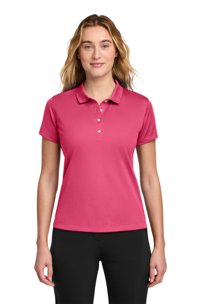 Nike Women's Tech Basic Dri-FIT Polo in Flamingo, style 203697