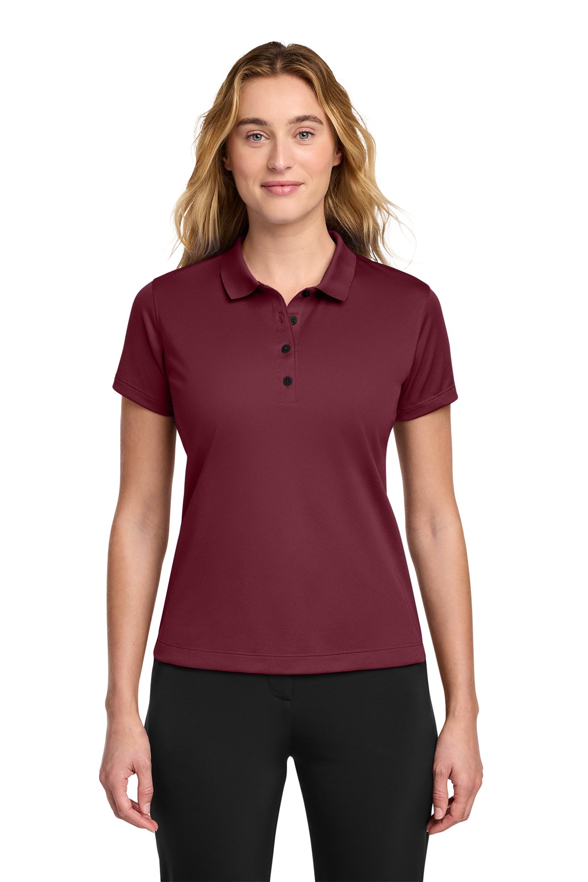 Nike Women's Tech Basic Dri-FIT Polo in Team Red, style 203697