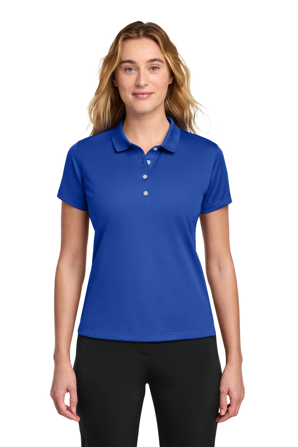 Nike Women's Tech Basic Dri-FIT Polo in Varsity Royal, style 203697