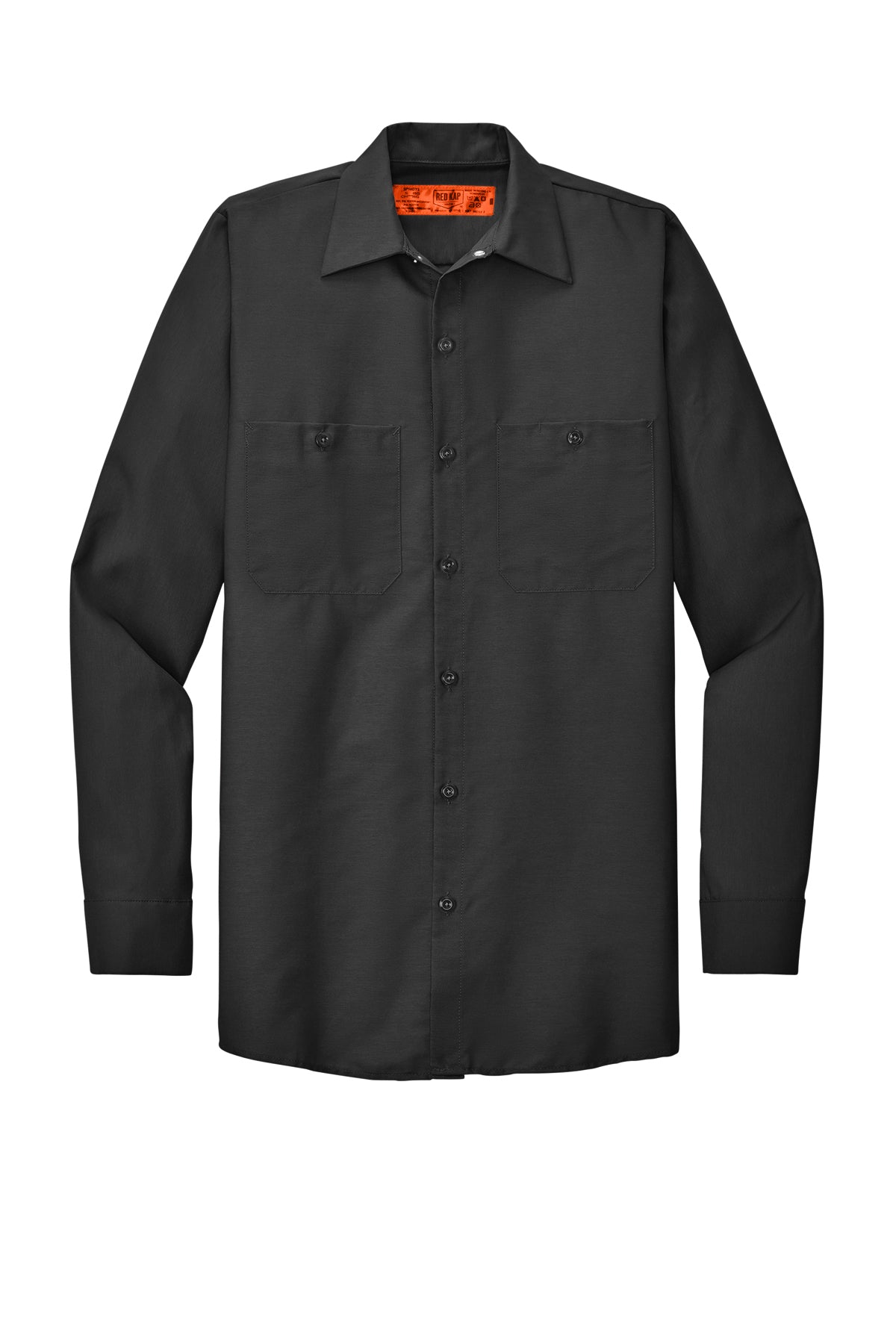 Red Kap Long Sleeve Industrial Work Shirt SP14 in Charcoal