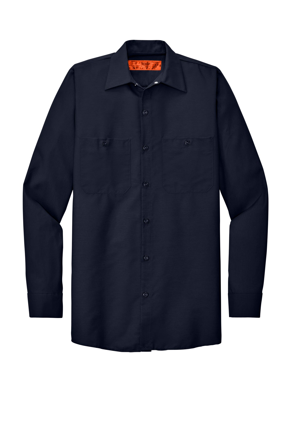 Red Kap Long Sleeve Industrial Work Shirt SP14 in Navy
