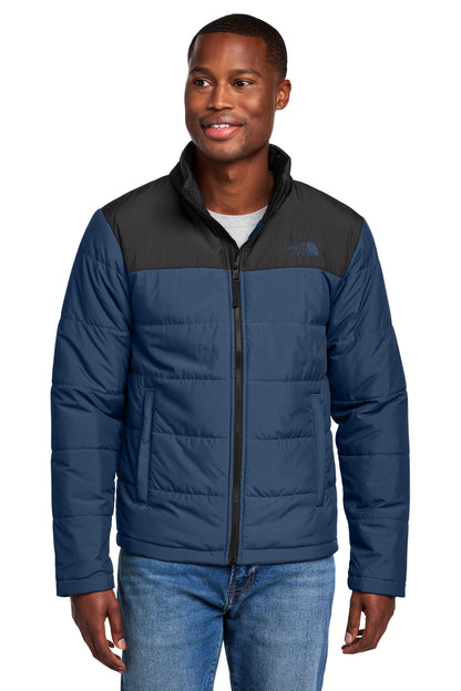 The North Face Chest Logo Everyday Insulated Jacket in Shady Blue, style NF0A7V6J