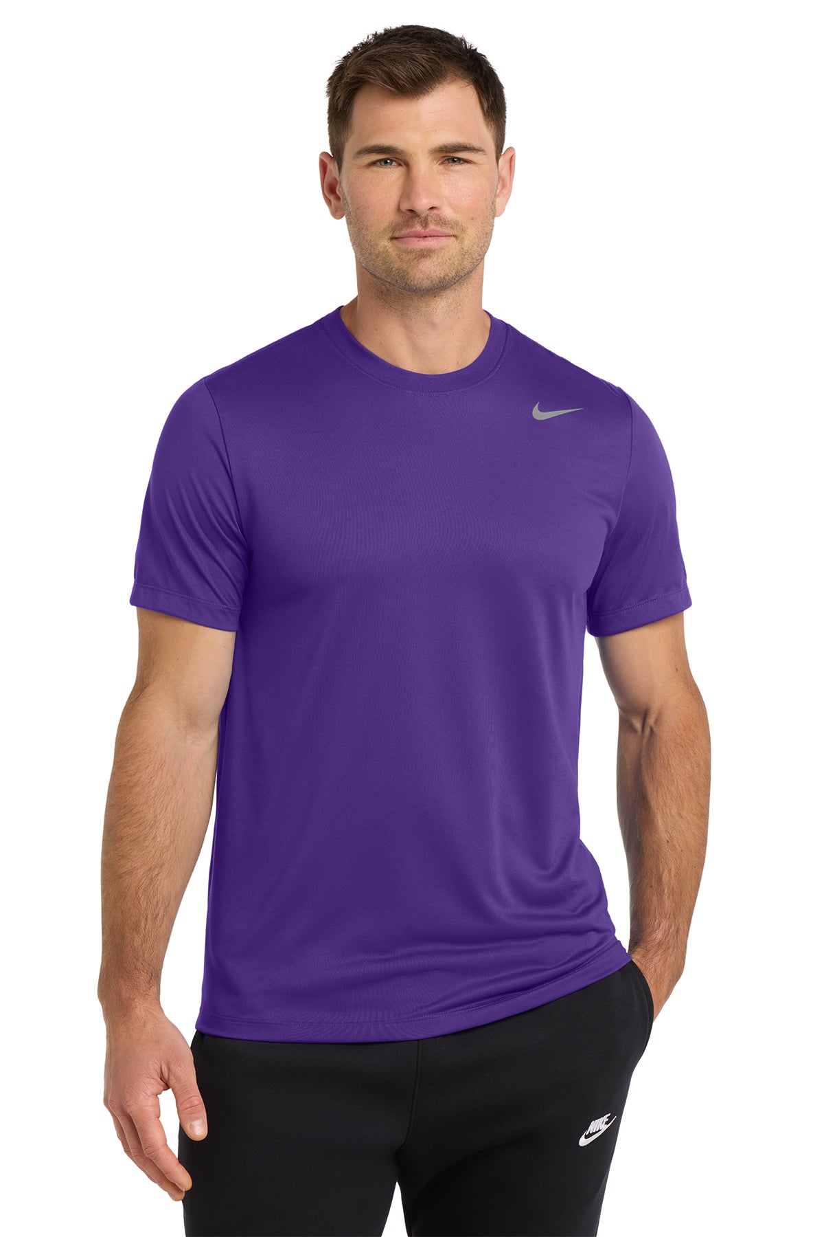 Nike Team rLegend Tee in Court Purple, style DV7299