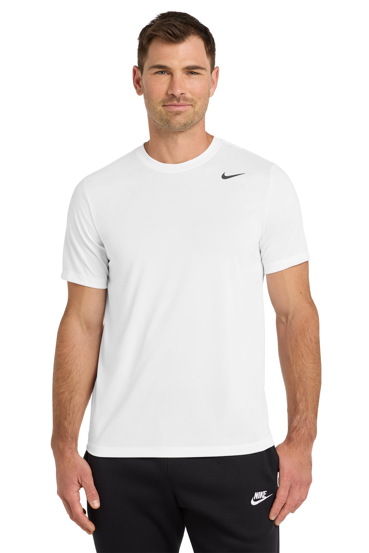 Nike Team rLegend Tee in White, style DV7299