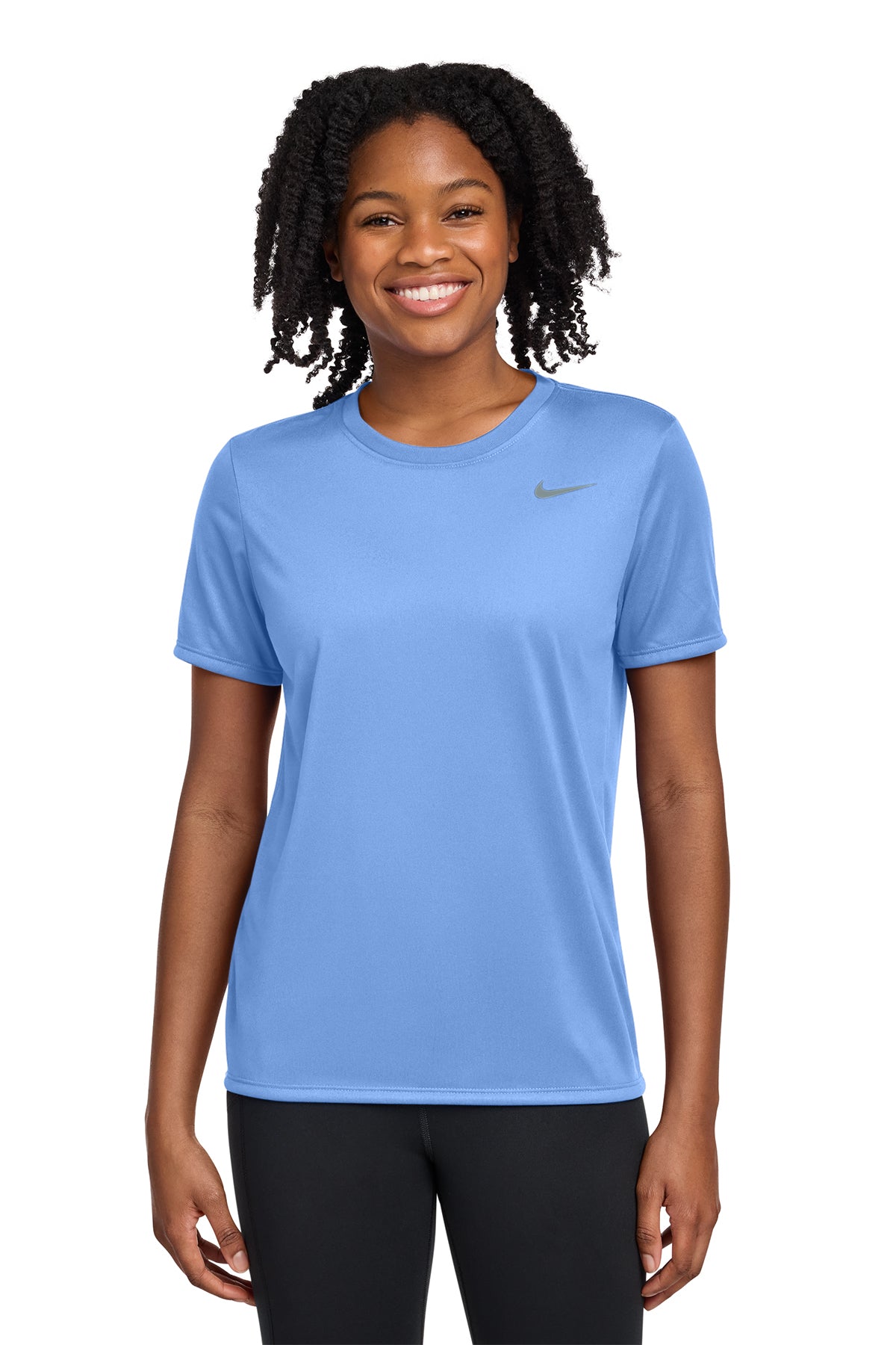 Nike Women's Team rLegend Tee in Valor Blue, style DV7312