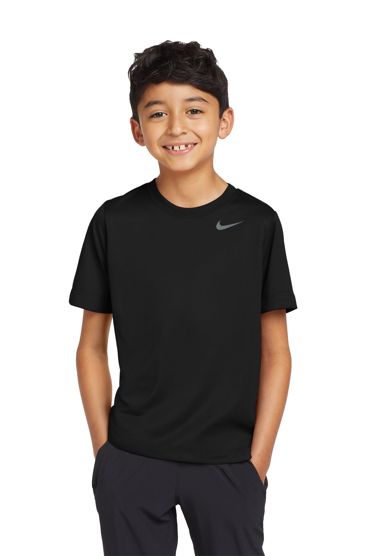 Nike Youth Team rLegend Tee in Black, style DV7317