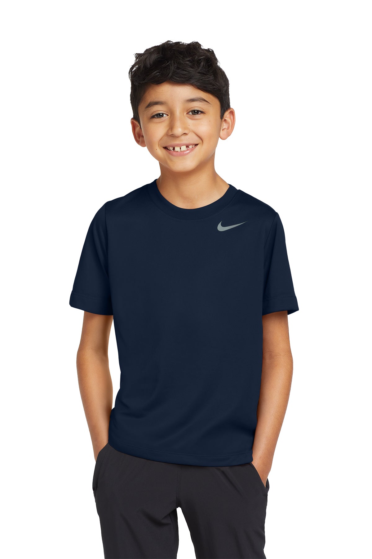 Nike Youth Team rLegend Tee in College Navy, style DV7317