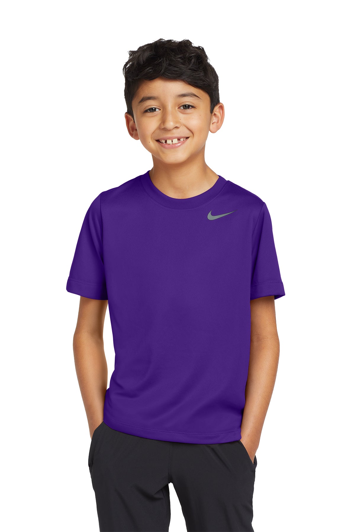 Nike Youth Team rLegend Tee in Court Purple, style DV7317
