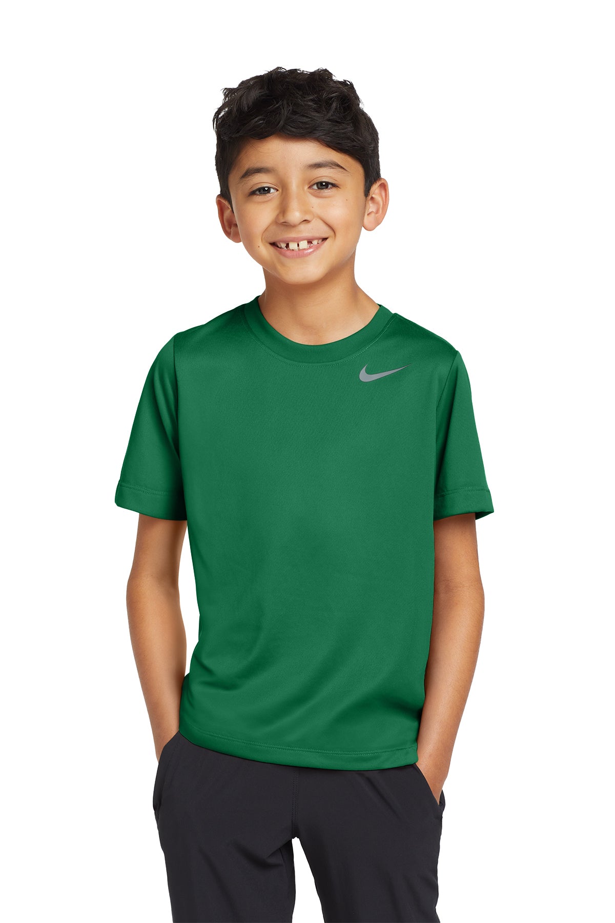 Nike Youth Team rLegend Tee in Gorge Green, style DV7317