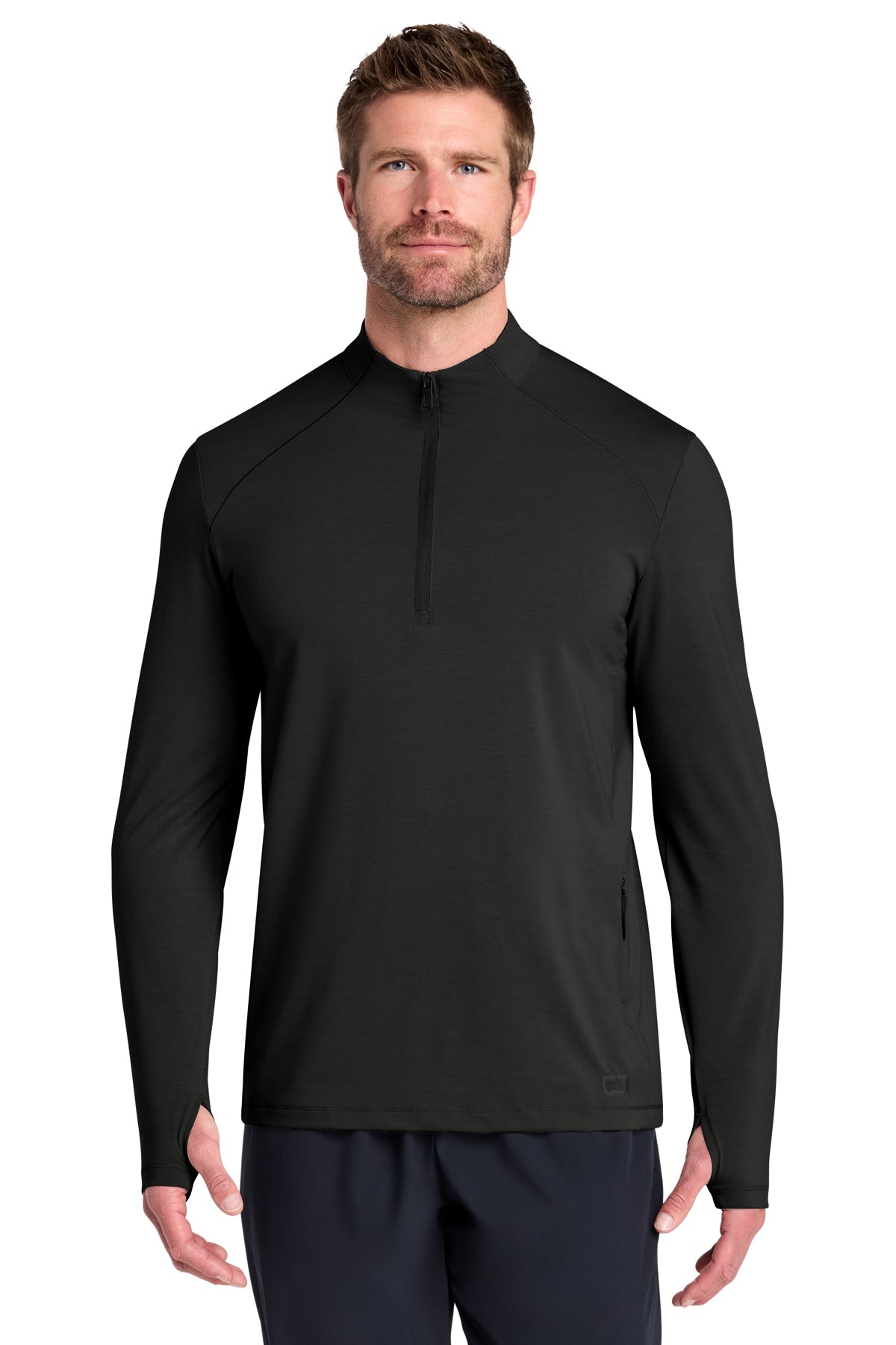 OGIO Motion 1/4-Zip in Blacktop, style OG153