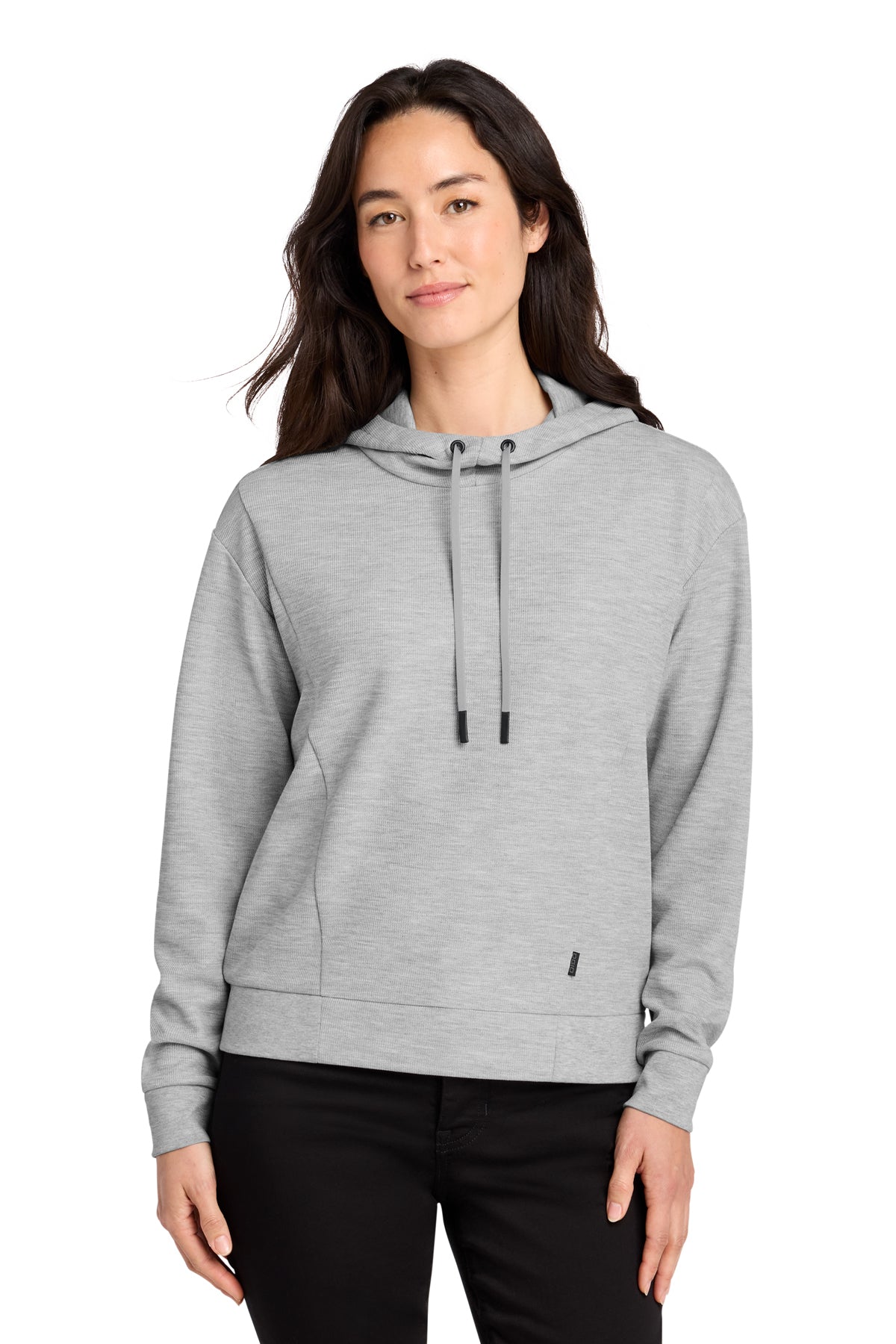 OGIO Women's Revive Hoodie in Light Heather Grey, style LOG162