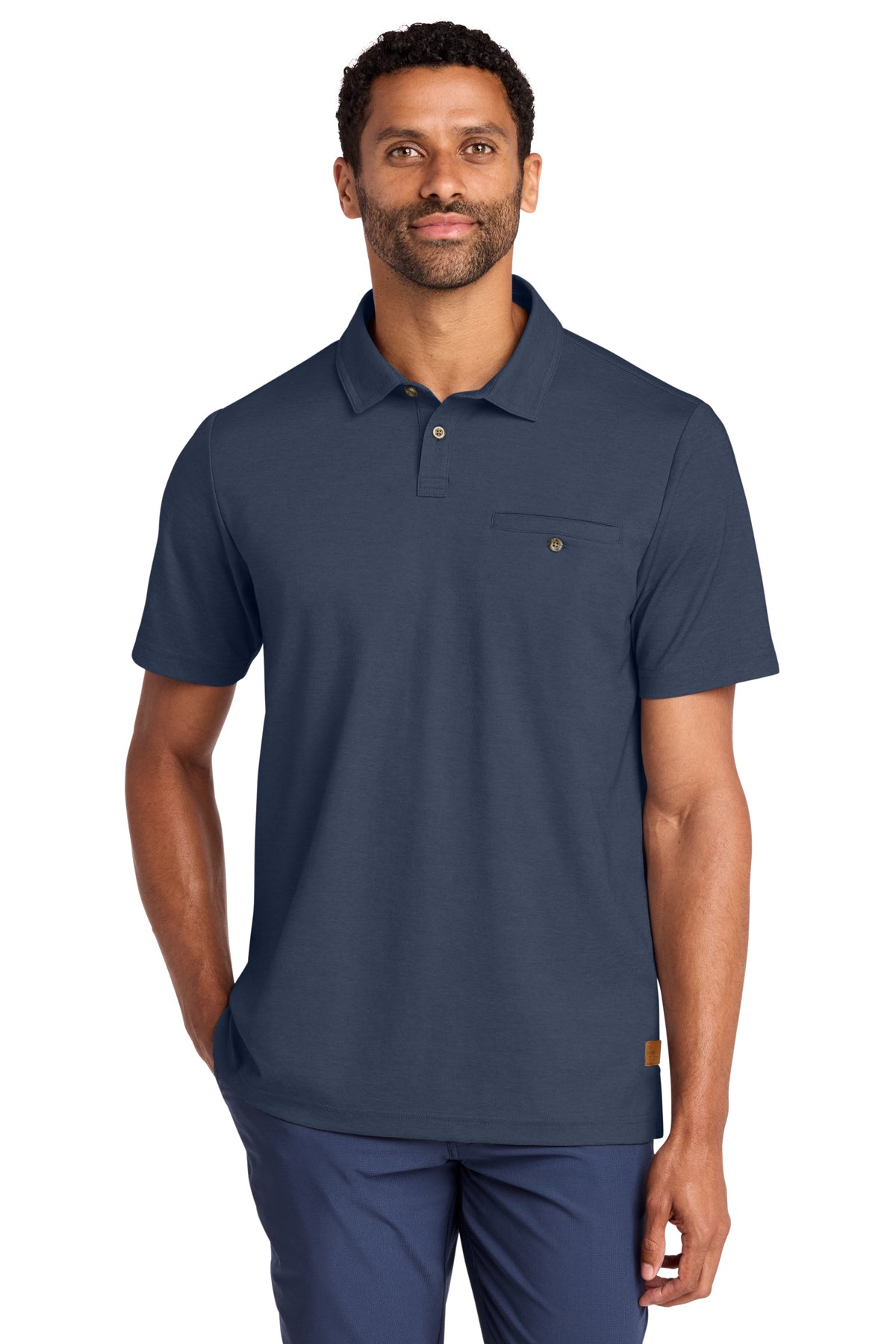 TravisMathew Sunsetters Pocket Polo in Blue Nights, style TM1MZ344